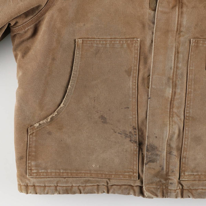 Carhartt Traditional Padded Duck Work Jacket, Men's XL cotton beige type brown Vintage Second Hand