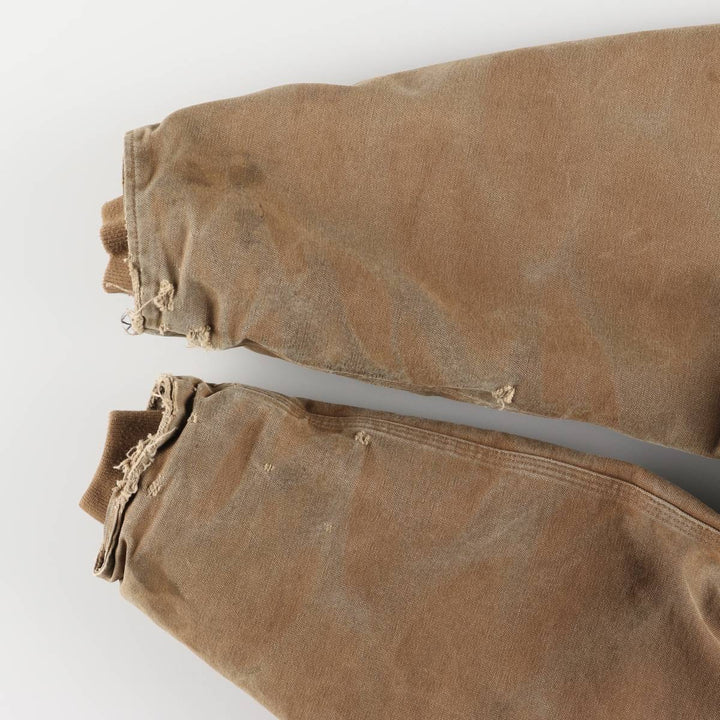 Carhartt Traditional Padded Duck Work Jacket, Men's XL cotton beige type brown Vintage Second Hand