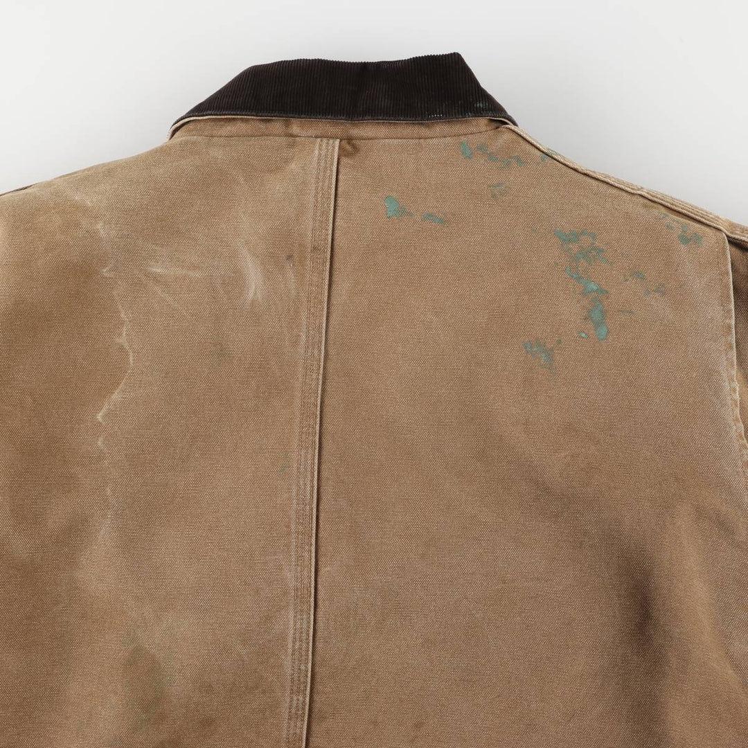 Carhartt Traditional Padded Duck Work Jacket, Men's XL cotton beige type brown Vintage Second Hand