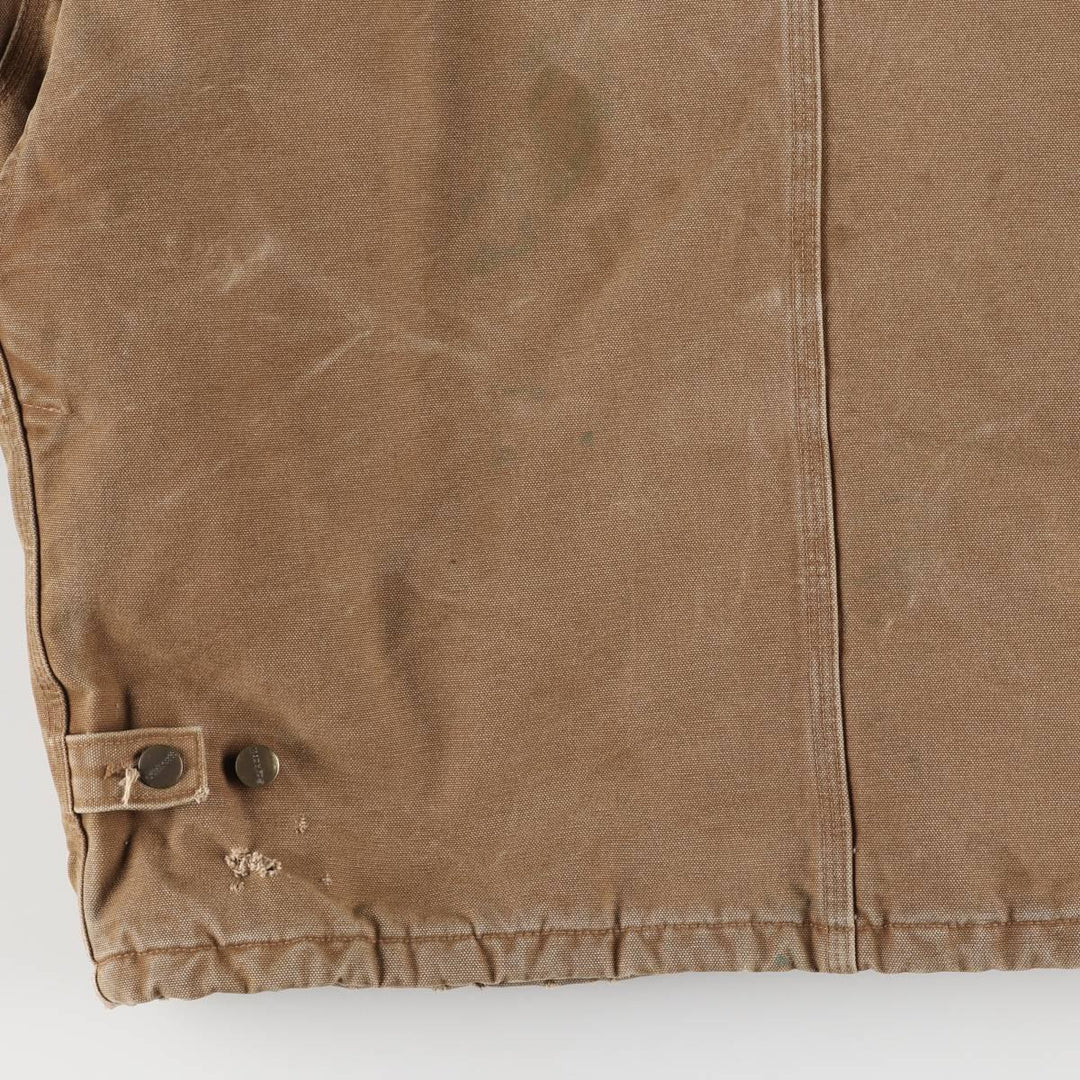 Carhartt Traditional Padded Duck Work Jacket, Men's XL cotton beige type brown Vintage Second Hand
