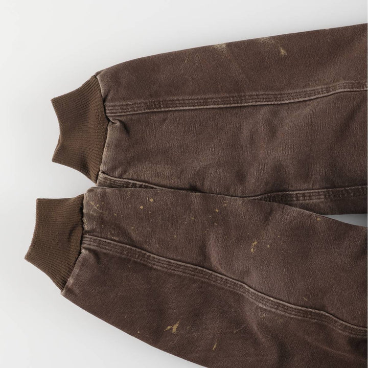 Carhartt Active Jacket, Padded Duck Full-Zip Hoodie, Men's Size Small cotton brown type Vintage Second Hand