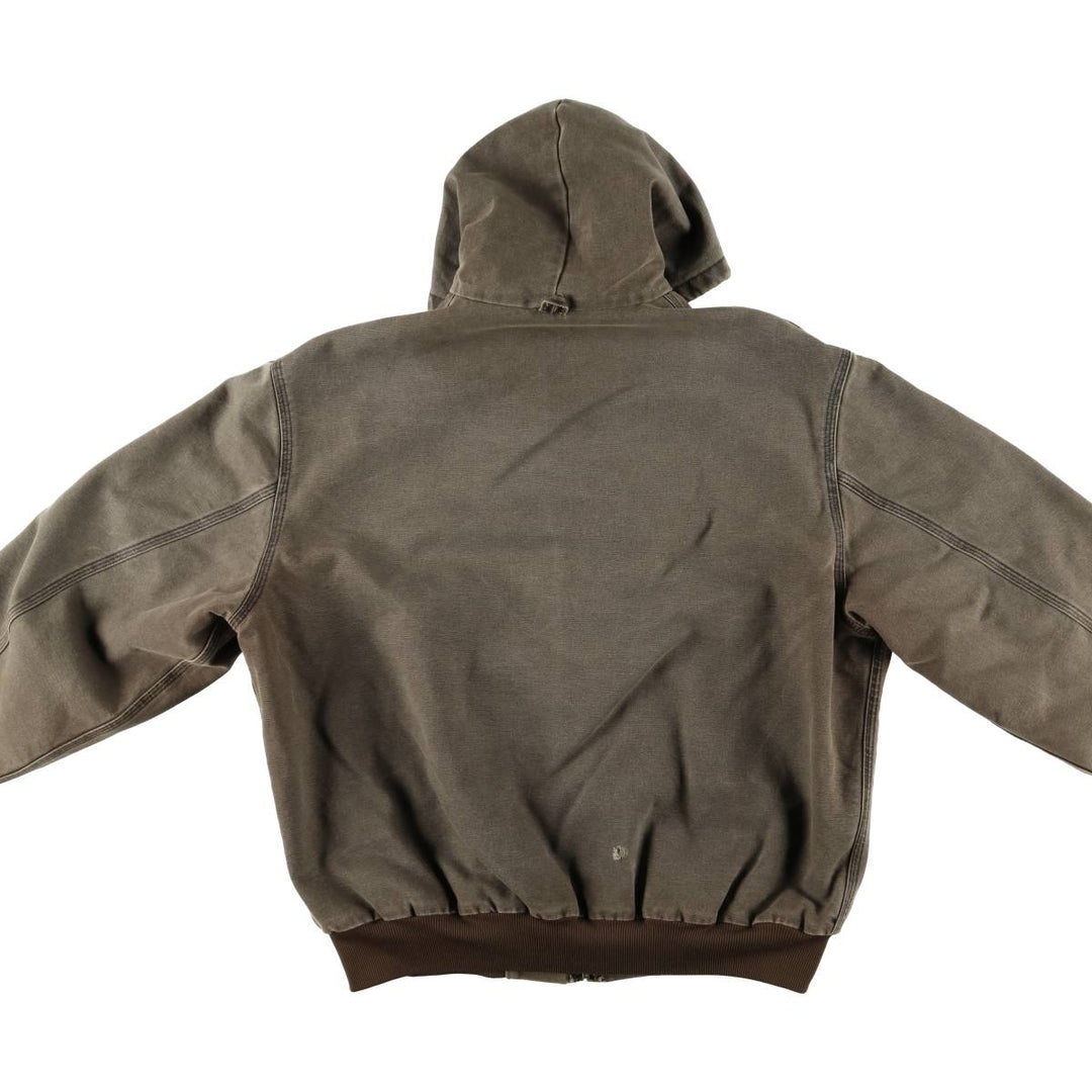 Carhartt Active Jacket, Padded Duck Full-Zip Hoodie, Men's XL unclear Khaki type Vintage Second Hand