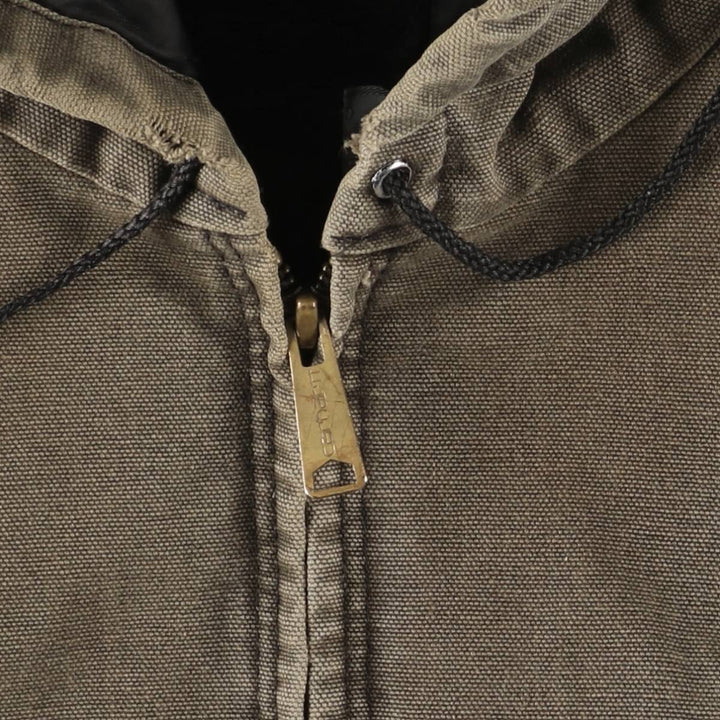 Carhartt Active Jacket, Padded Duck Full-Zip Hoodie, Men's XL unclear Khaki type Vintage Second Hand