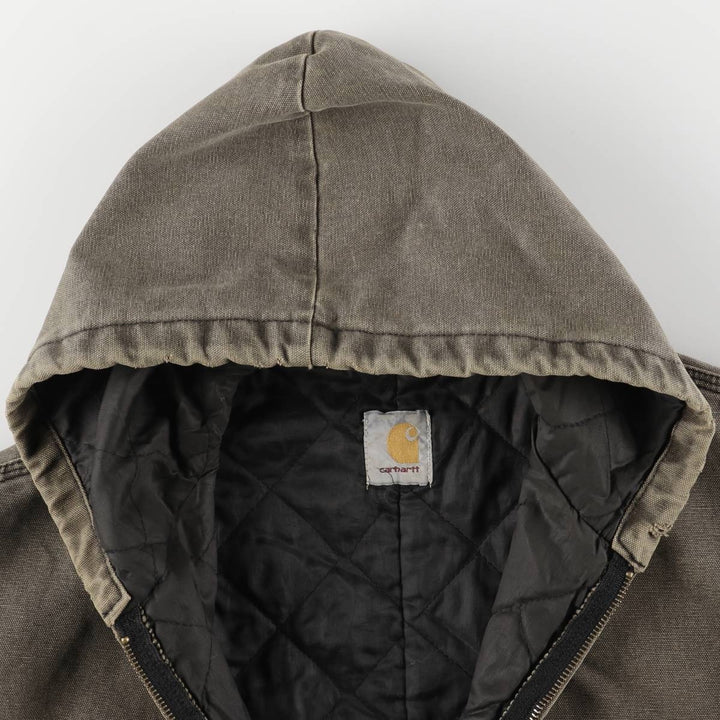 Carhartt Active Jacket, Padded Duck Full-Zip Hoodie, Men's XL unclear Khaki type Vintage Second Hand