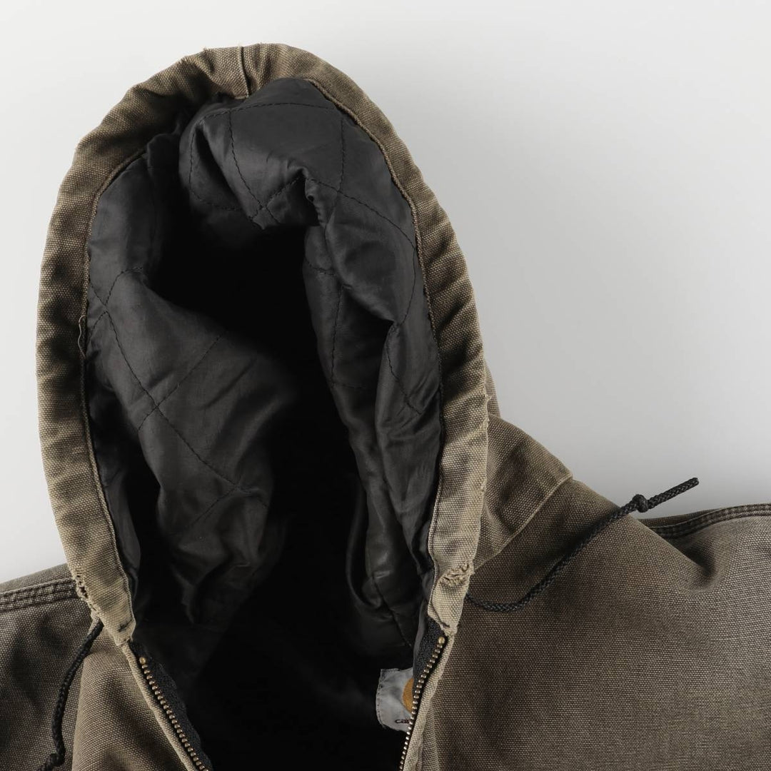 Carhartt Active Jacket, Padded Duck Full-Zip Hoodie, Men's XL unclear Khaki type Vintage Second Hand