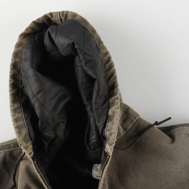 Carhartt Active Jacket, Padded Duck Full-Zip Hoodie, Men's XL unclear Khaki type Vintage Second Hand