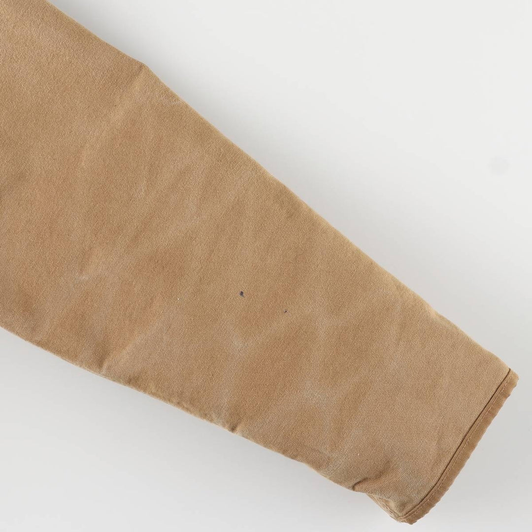 Carhartt Active Jacket, Loose Fit, Padded Duck Full-Zip Hoodie, Men's XL cotton ocher yellow type Vintage Second Hand