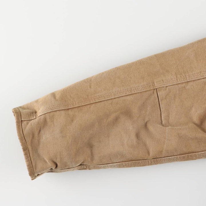 Carhartt Active Jacket, Loose Fit, Padded Duck Full-Zip Hoodie, Men's XL cotton ocher yellow type Vintage Second Hand