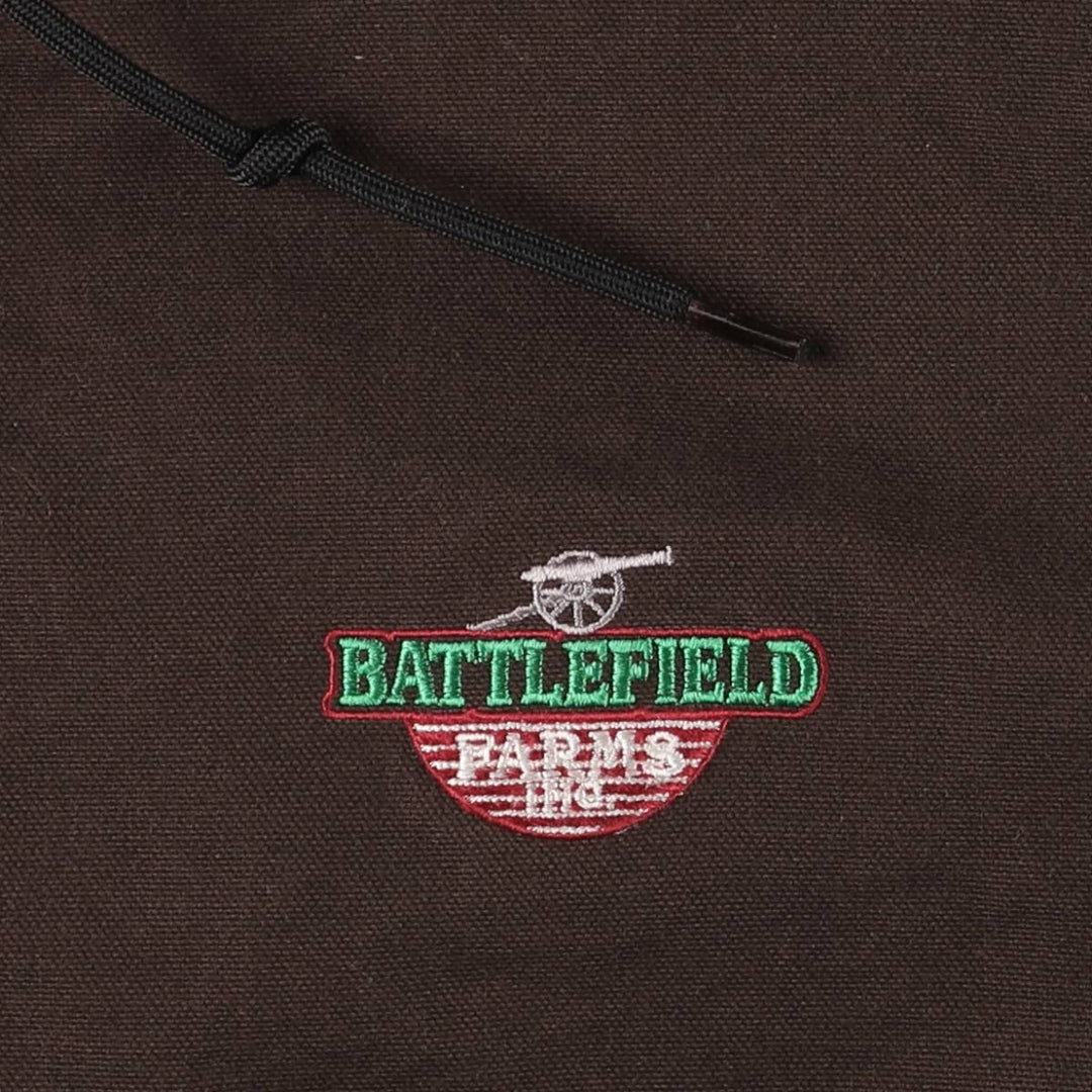 00'S Carhartt Active Jacket Duck Full Zip Hoodie Men's XXL cotton brown type Vintage Second Hand