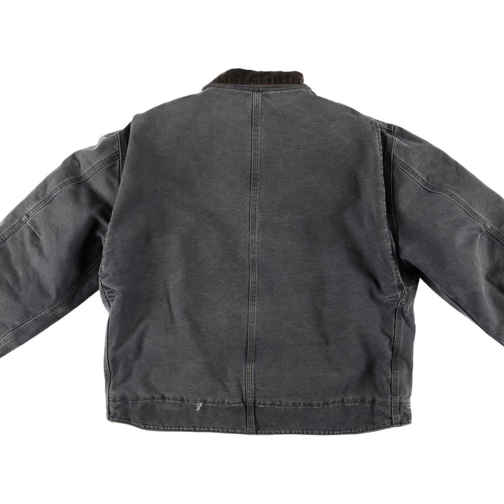 2000'S Carhartt Traditional Padded Duck Work Jacket, Men's Size L cotton gray type Vintage Second Hand
