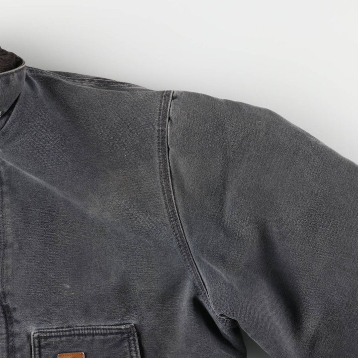 2000'S Carhartt Traditional Padded Duck Work Jacket, Men's Size L cotton gray type Vintage Second Hand