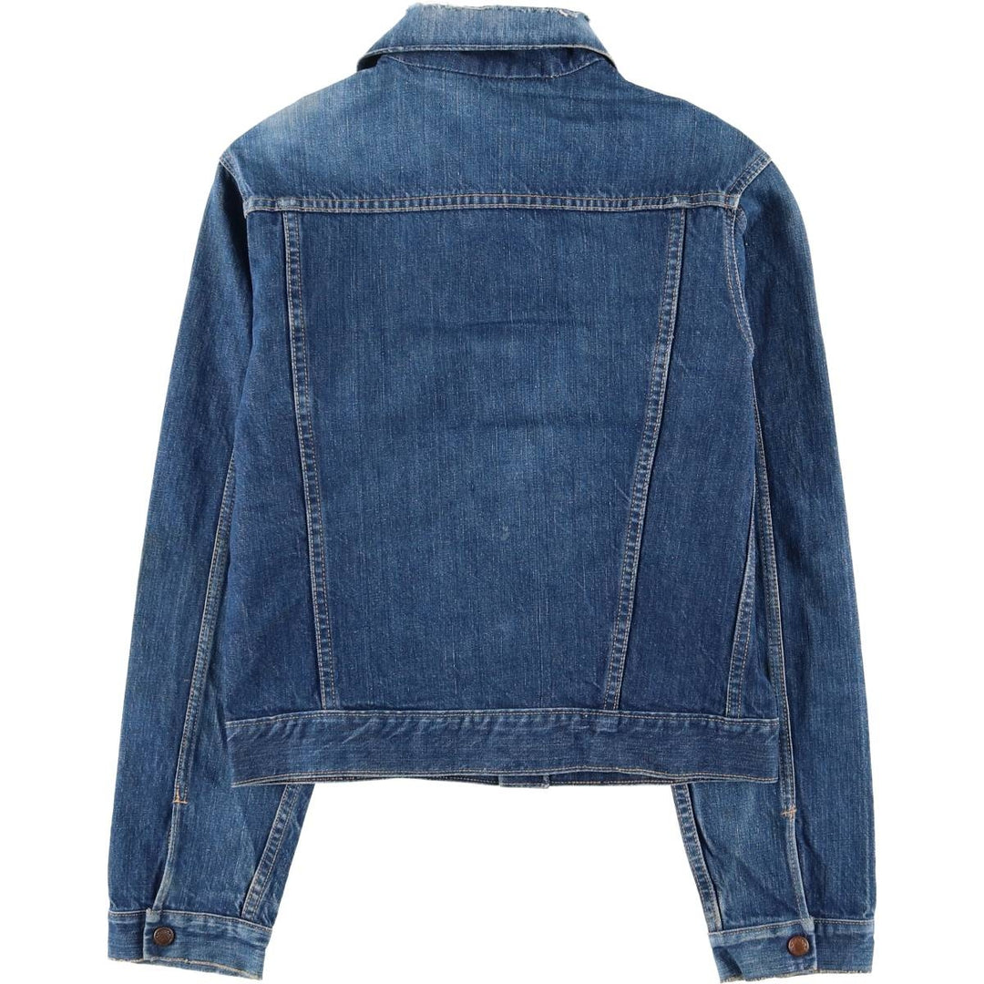 Vintage 1970'S Sears PUT ON SHOP denim jacket, size S, men's size small unclear blue type Vintage Second Hand