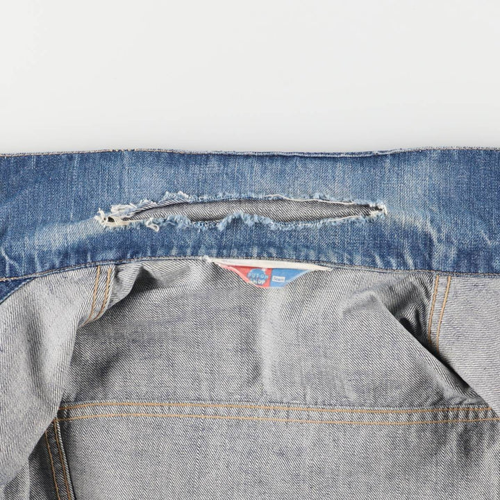 Vintage 1970'S Sears PUT ON SHOP denim jacket, size S, men's size small unclear blue type Vintage Second Hand