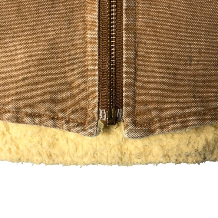 Vintage 1980'S Carhartt Duck Vest, Made in USA, Men's Size Medium cotton beige type brown Vintage Second Hand