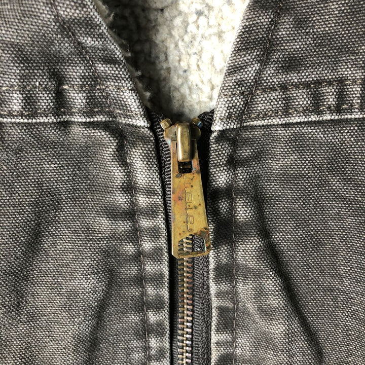 2000'S Carhartt Duck Vest, Made in USA, Men's XXL cotton brown type Vintage Second Hand