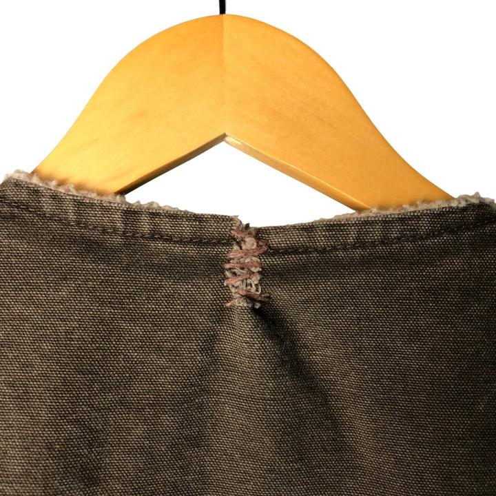 2000'S Carhartt Duck Vest, Made in USA, Men's XXL cotton brown type Vintage Second Hand