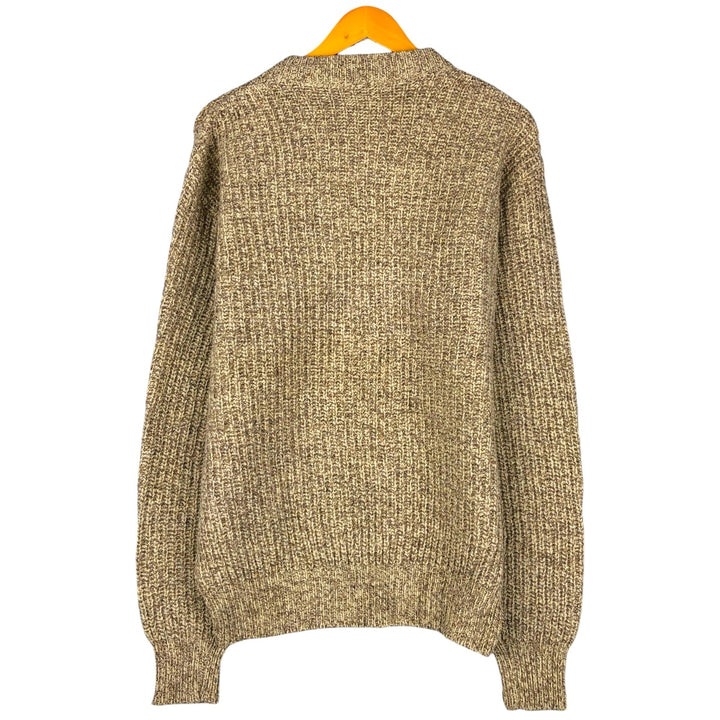 Vintage LLBean wool knit sweater from the 1970'S to 1980s, made in the USA, size L. wool Beige type Vintage Second Hand