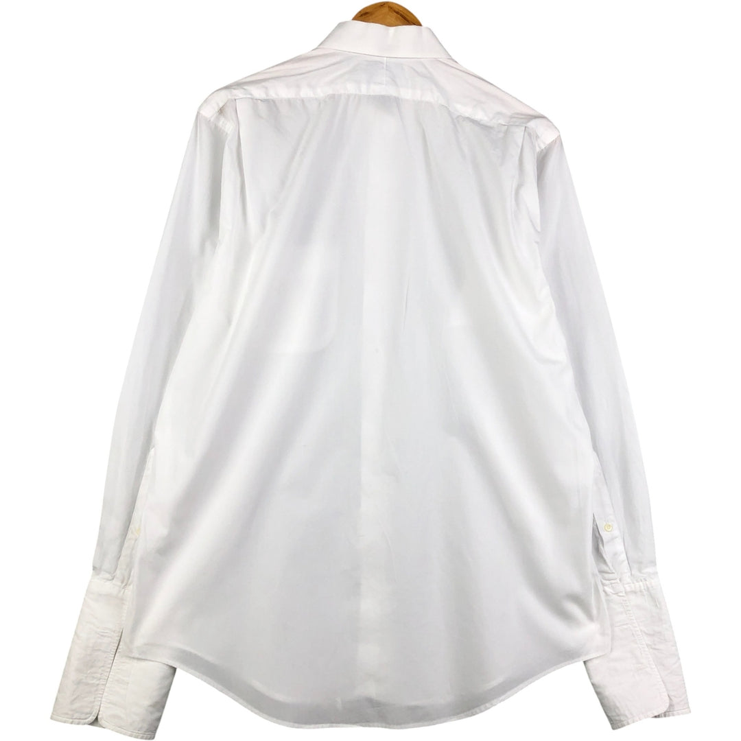 Burberry's BURBERRY OF LONDON long-sleeved cotton shirt, made in the USA, men's size L cotton white type Vintage Second Hand