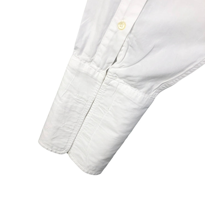 Burberry's BURBERRY OF LONDON long-sleeved cotton shirt, made in the USA, men's size L cotton white type Vintage Second Hand