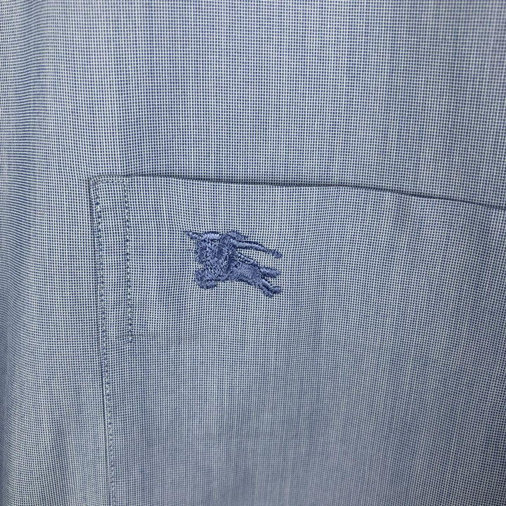 Burberry's BURBERRY LONDON long sleeve cotton shirt, men's size L cotton Blue type light blue Vintage Second Hand