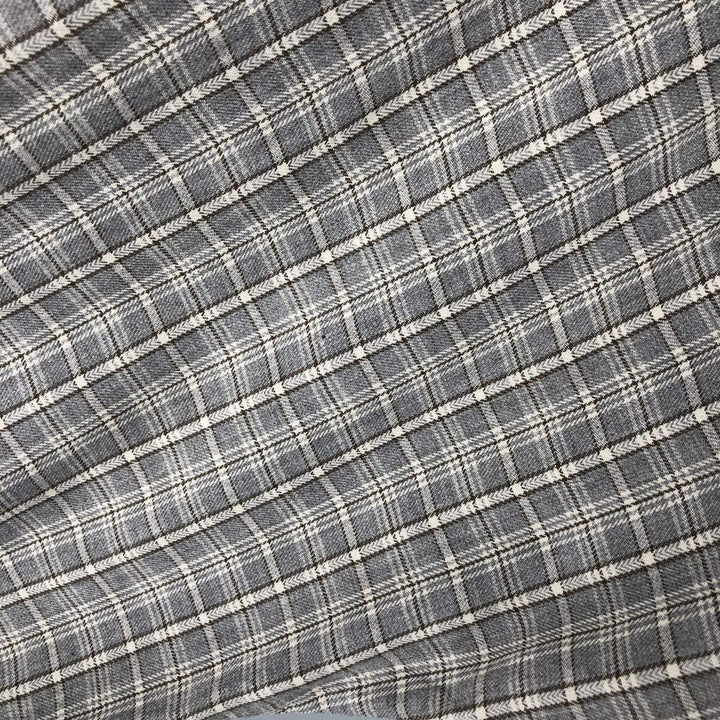 Ralph Lauren BLAIRE long sleeve button down check shirt, men's size L cotton gray type Vintage Second Hand