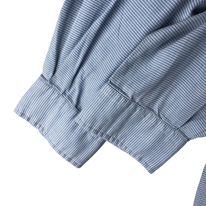 Ralph Lauren YARMOUTH Long Sleeve Button-Down Check Shirt, Men's Size L cotton Blue type light blue Vintage Second Hand