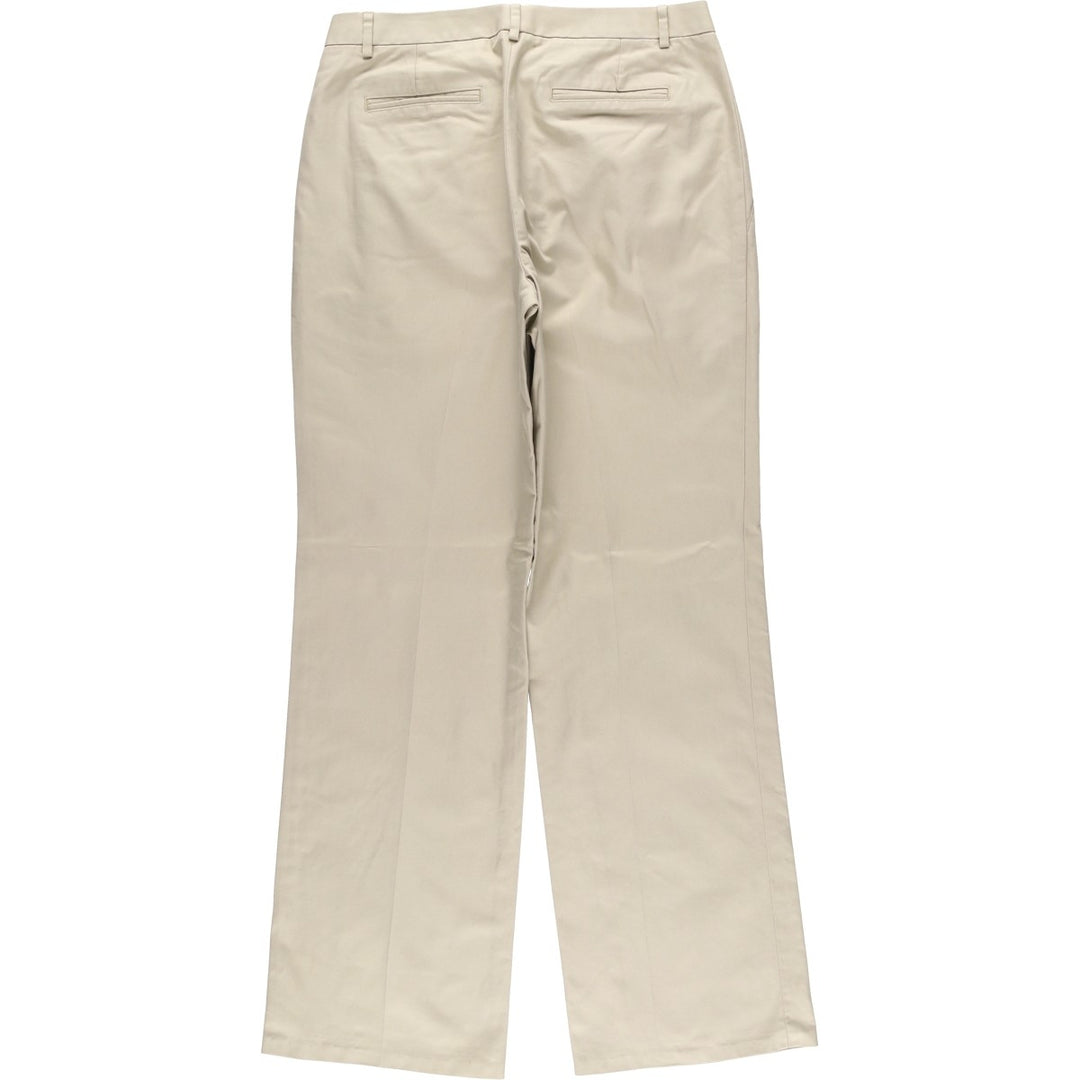 Brooks Brothers One-Tuck Chino Pants, Women's, Size L (W29) cotton Beige type Vintage Second Hand