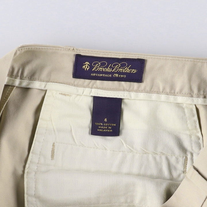 Brooks Brothers One-Tuck Chino Pants, Women's, Size L (W29) cotton Beige type Vintage Second Hand