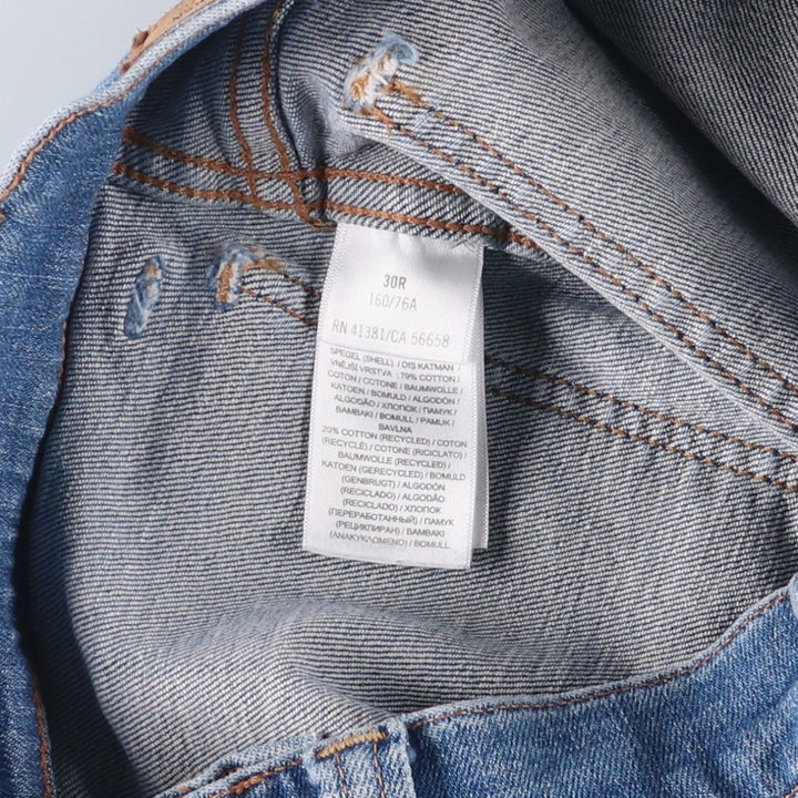 Ralph Lauren Polo Ralph Lauren Flare Cut Denim Pants Women's L (W29) cotton blue type Vintage Second Hand