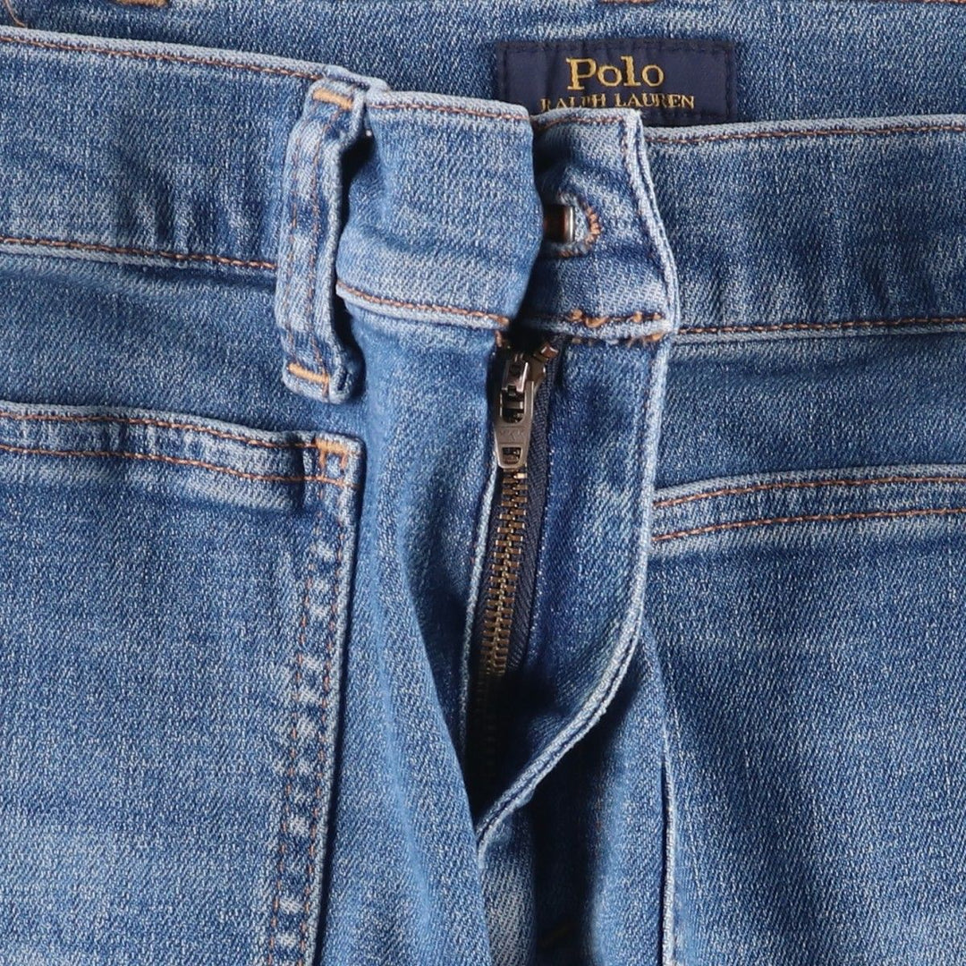 Ralph Lauren Polo Ralph Lauren Flare Cut Denim Pants Women's L (W29) cotton blue type Vintage Second Hand
