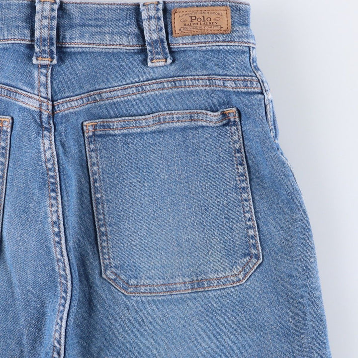 Ralph Lauren Polo Ralph Lauren Flare Cut Denim Pants Women's L (W29) cotton blue type Vintage Second Hand