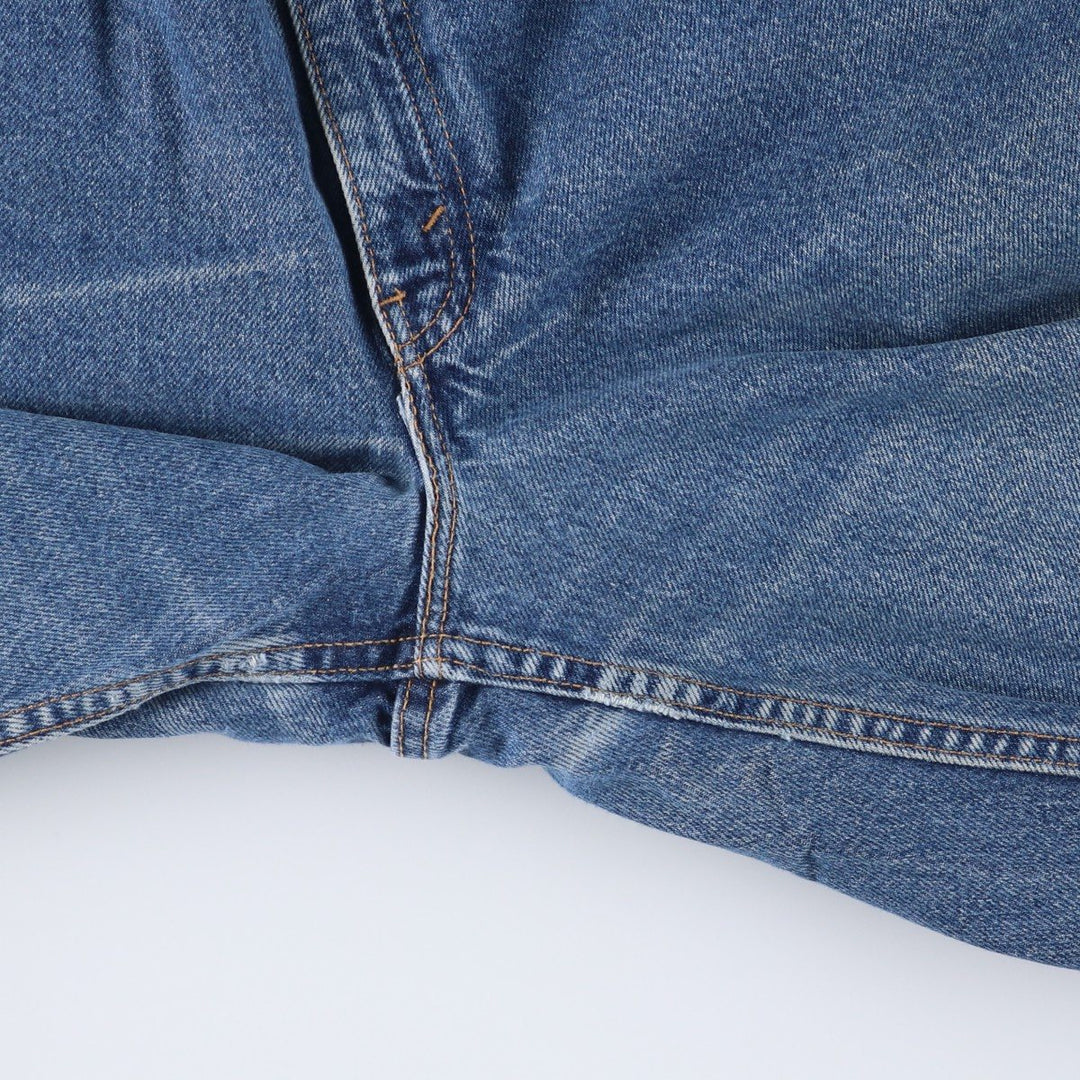 2000'S Levi's 550 Relaxed Fit Tapered Leg Denim Pants, Made in USA, Women's Size L (W27) cotton blue type Vintage Second Hand