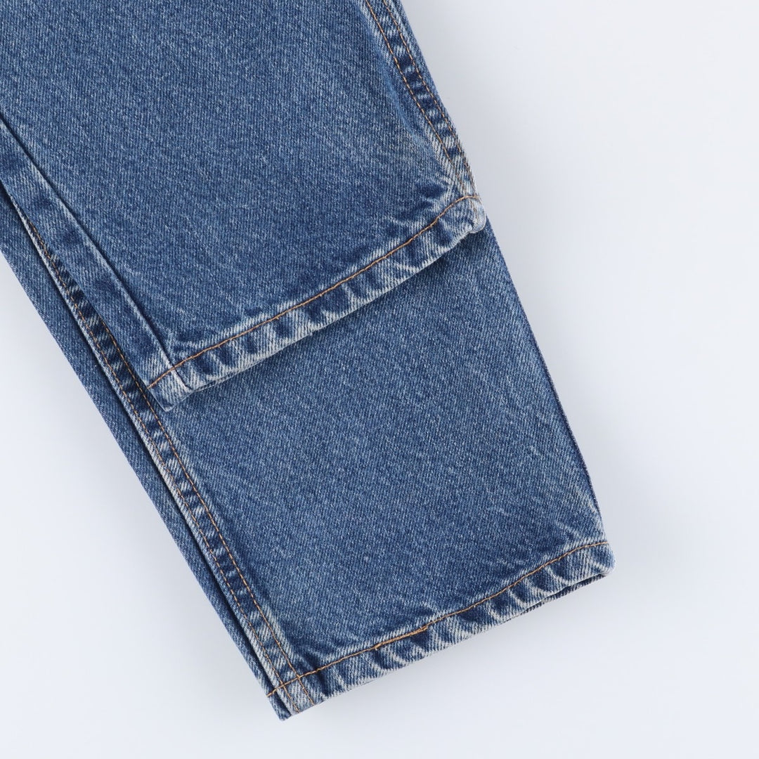 2000'S Levi's 550 Relaxed Fit Tapered Leg Denim Pants, Made in USA, Women's Size L (W27) cotton blue type Vintage Second Hand