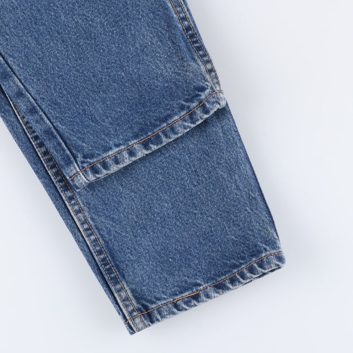 2000'S Levi's 550 Relaxed Fit Tapered Leg Denim Pants, Made in USA, Women's Size L (W27) cotton blue type Vintage Second Hand