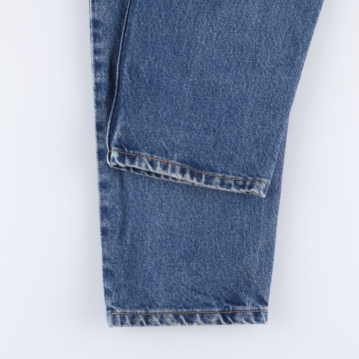 2000'S Levi's 550 Relaxed Fit Tapered Leg Denim Pants, Made in USA, Women's Size L (W27) cotton blue type Vintage Second Hand