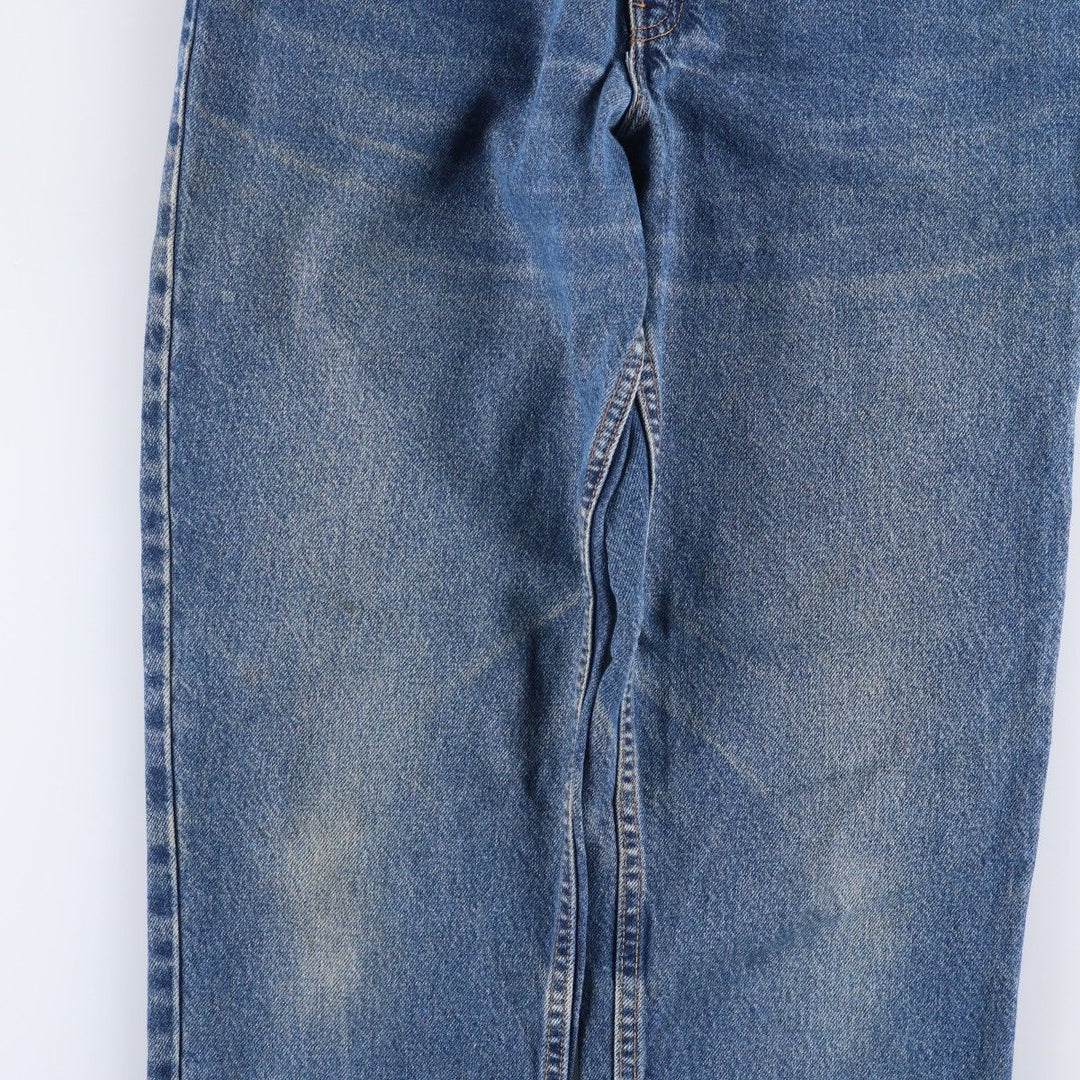 2000'S Levi's 550 Relaxed Fit Tapered Leg Denim Pants, Made in USA, Women's Size L (W27) cotton blue type Vintage Second Hand