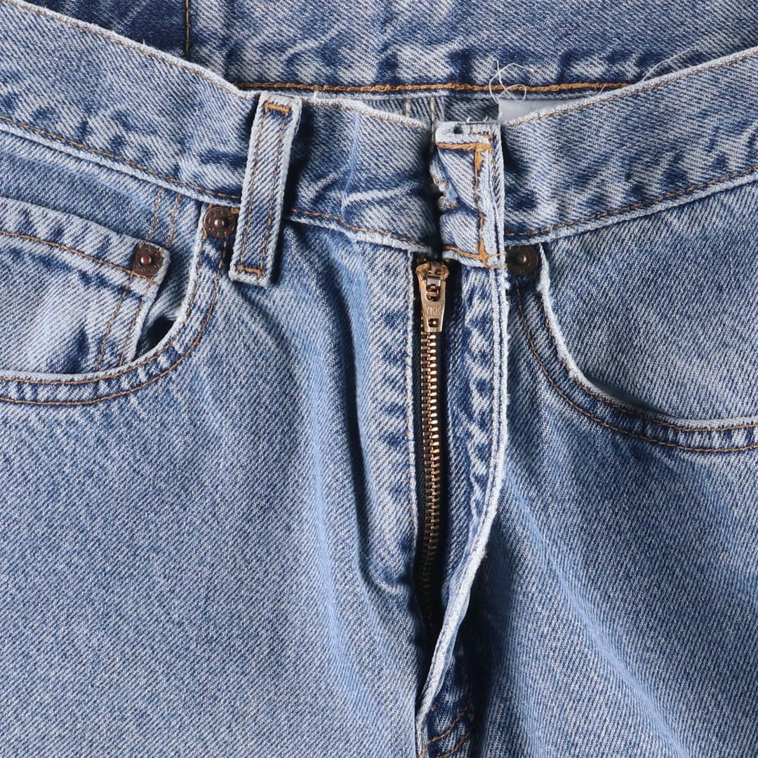 00'S Levi's 550 Relaxed Fit Tapered Leg Tapered Denim Pants Women's L (w28) cotton blue type Vintage Second Hand