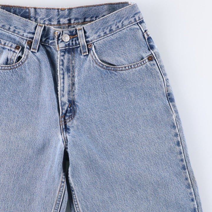 00'S Levi's 550 Relaxed Fit Tapered Leg Tapered Denim Pants Women's L (w28) cotton blue type Vintage Second Hand