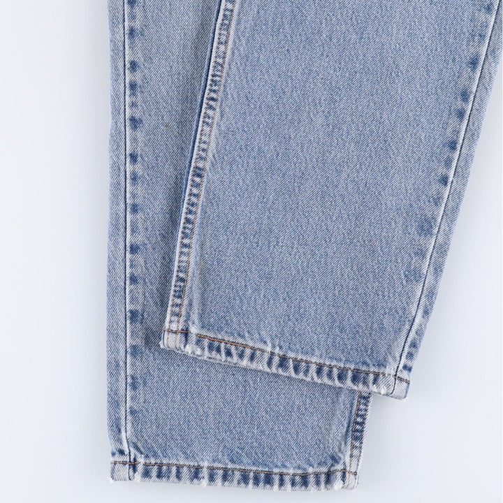 00'S Levi's 550 Relaxed Fit Tapered Leg Tapered Denim Pants Women's L (w28) cotton blue type Vintage Second Hand