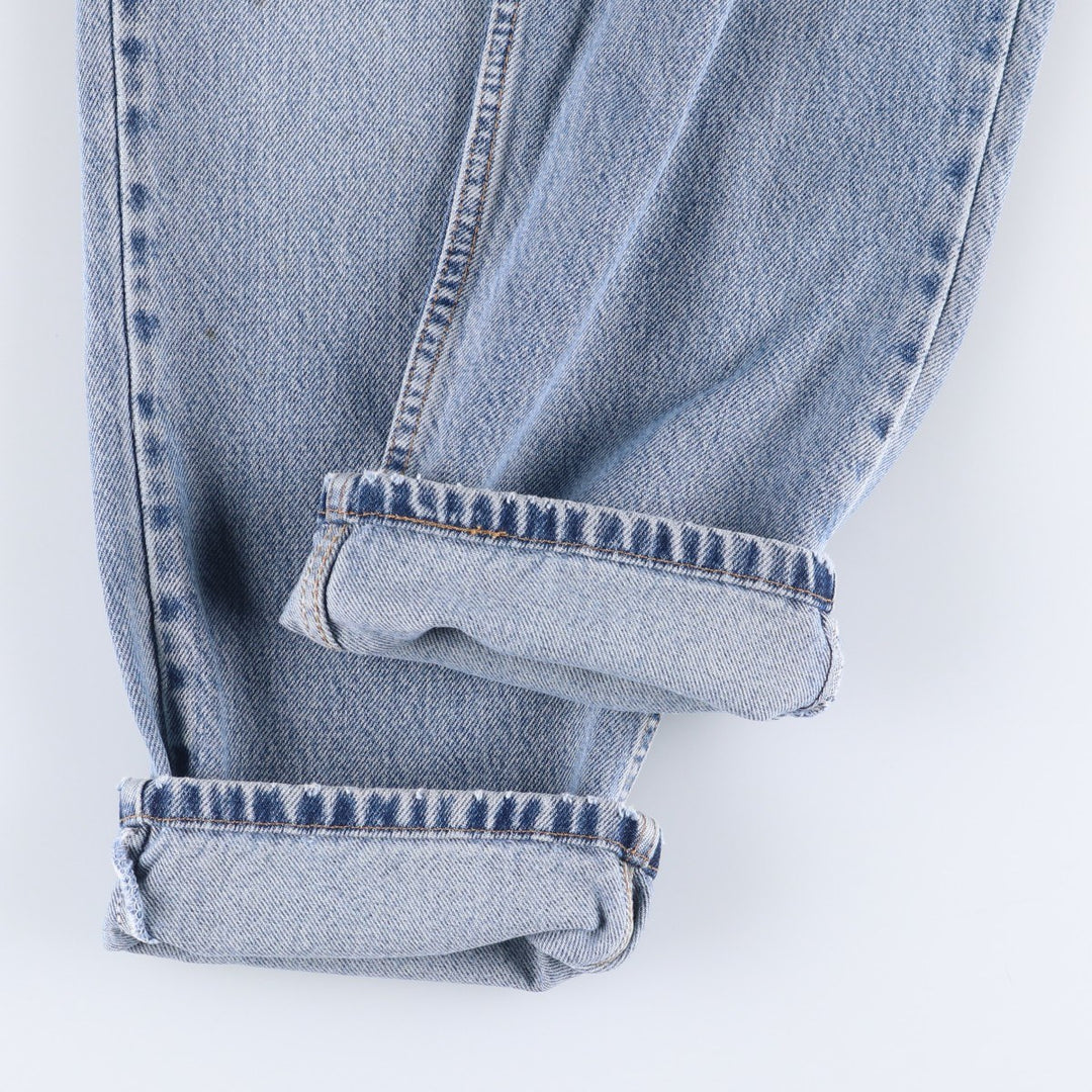 00'S Levi's 550 Relaxed Fit Tapered Leg Tapered Denim Pants Women's L (w28) cotton blue type Vintage Second Hand