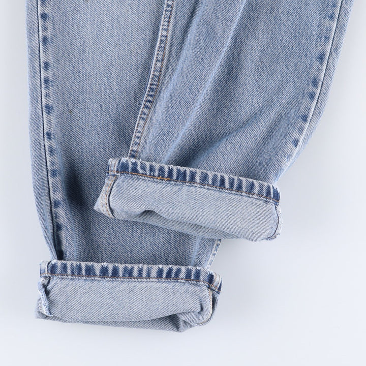 00'S Levi's 550 Relaxed Fit Tapered Leg Tapered Denim Pants Women's L (w28) cotton blue type Vintage Second Hand