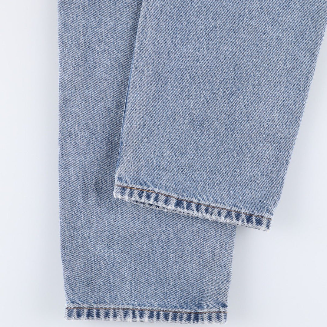 00'S Levi's 550 Relaxed Fit Tapered Leg Tapered Denim Pants Women's L (w28) cotton blue type Vintage Second Hand