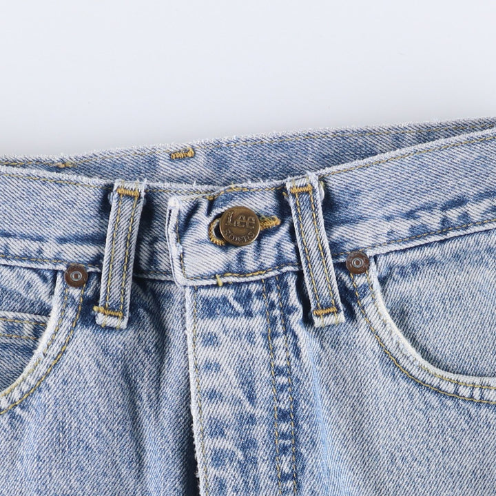 Lee RIDERS Riders Tapered Denim Pants, Women's, Size L (W28) cotton blue type Vintage Second Hand