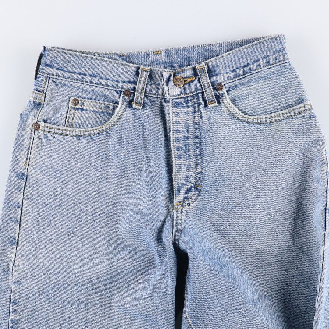 Lee RIDERS Riders Tapered Denim Pants, Women's, Size L (W28) cotton blue type Vintage Second Hand
