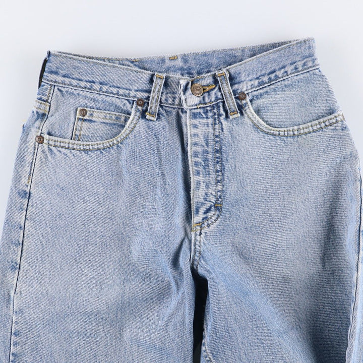 Lee RIDERS Riders Tapered Denim Pants, Women's, Size L (W28) cotton blue type Vintage Second Hand