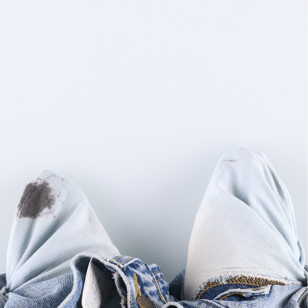 Lee RIDERS Riders Tapered Denim Pants, Women's, Size L (W28) cotton blue type Vintage Second Hand