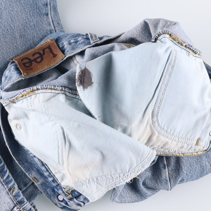 Lee RIDERS Riders Tapered Denim Pants, Women's, Size L (W28) cotton blue type Vintage Second Hand