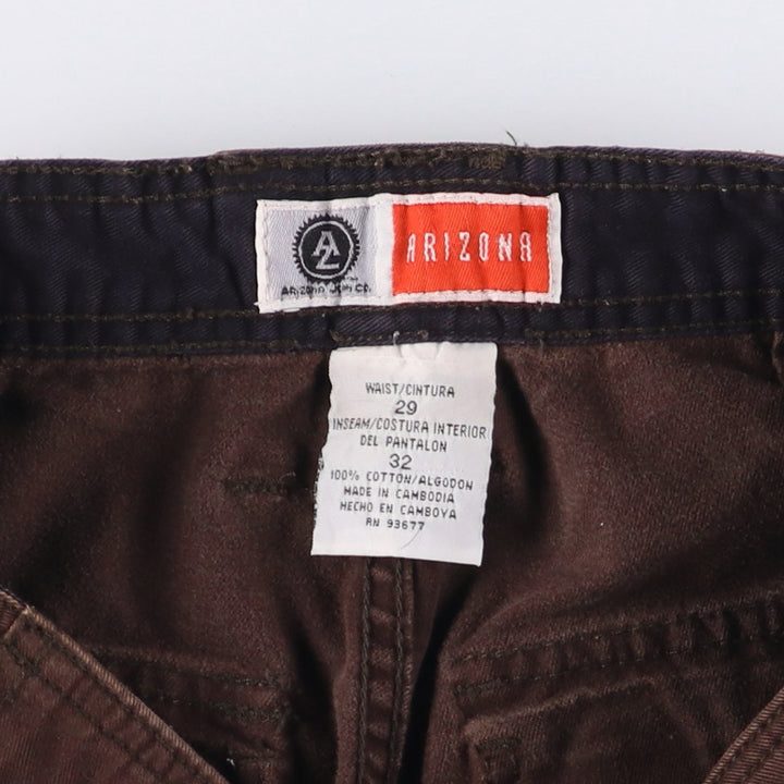 ARIZONA Cotton Pants, Women's Size S (W25) cotton brown type Vintage Second Hand