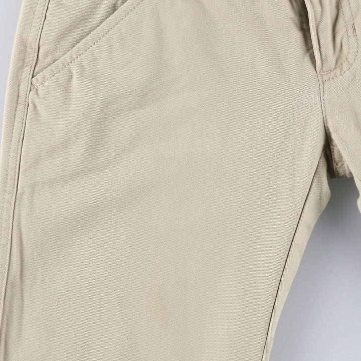 Abercrombie and Fitch Women's Bootcut Flare Pants, Size L (W29), Zipper Fly cotton Beige type Vintage Second Hand