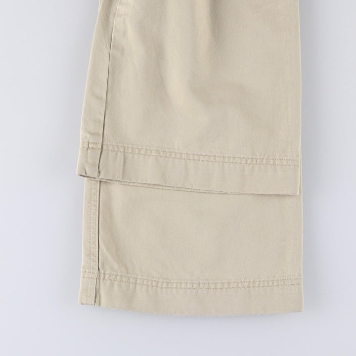 Abercrombie and Fitch Women's Bootcut Flare Pants, Size L (W29), Zipper Fly cotton Beige type Vintage Second Hand